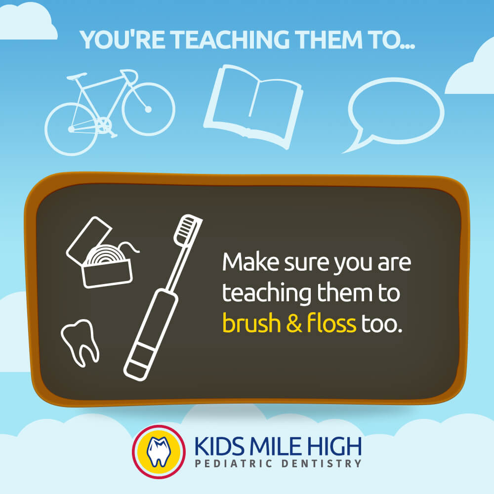 You take so much time teaching your children how to ride a bike, read, and talk - don't forget the lesson on how to care for their teeth!