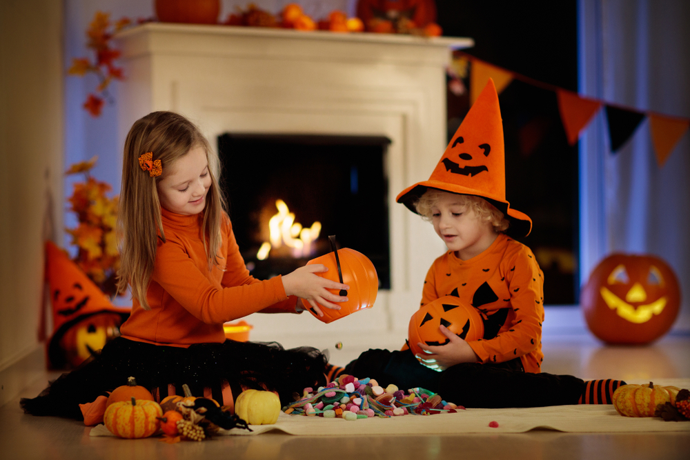 sugar bugs on teeth during halloween